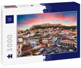 Lais Puzzle - Athen, Griechenland - Monastiraki-Platz und antike Akropolis - 1.000 Teile