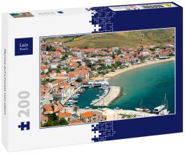 Lais Puzzle - Myrina auf Limnos von oben - 200 Teile