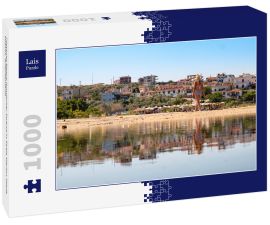 Lais Puzzle - Platanes Beach ikonischer Strand in Skala Marion Stadt, Thasos, Griechenland - 1.000 Teile