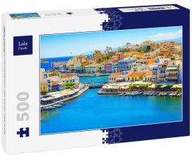 Lais Puzzle - Agios Nikolaos und Voulismeni-See auf der Insel Kreta, Griechenland - 500 Teile