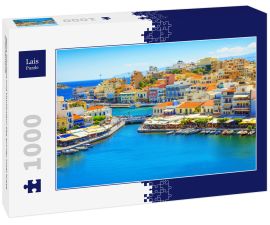 Lais Puzzle - Agios Nikolaos und Voulismeni-See auf der Insel Kreta, Griechenland - 1.000 Teile