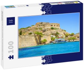 Lais Puzzle - Die Insel Spinalonga ist eine beliebte Touristenattraktion auf Kreta, Griechenland - 100 Teile