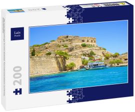 Lais Puzzle - Die Insel Spinalonga ist eine beliebte Touristenattraktion auf Kreta, Griechenland - 200 Teile