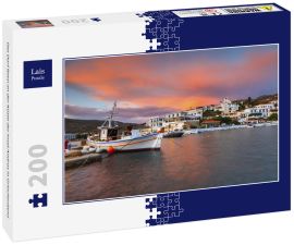Lais Puzzle - Das Dorf Batsi an der Küste der Insel Andros in Griechenland - 200 Teile