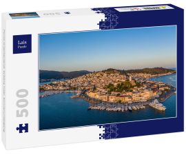 Lais Puzzle - Poros-Griechenland. Schöne Insel. Sonnenuntergang - 500 Teile