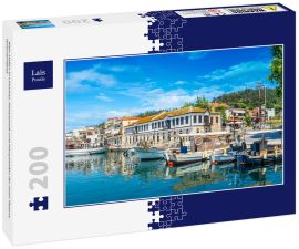 Lais Puzzle - Alter Hafen in Limenas, Hauptstadt und Haupthafen der Insel Thasos, Griechenland - 200 Teile
