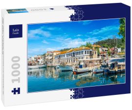 Lais Puzzle - Alter Hafen in Limenas, Hauptstadt und Haupthafen der Insel Thasos, Griechenland - 1.000 Teile