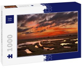 Lais Puzzle - Evros, Griechenland:  Sonnenuntergang im Delta des Flusses Evros, Thrakien, Griechenland. - 1.000 Teile