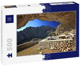 Lais Puzzle - Die "Höhlenkirche" von Panagia Kakaviotissa, Insel Lemnos (Limnos), Nordägäis, Griechenland - 500 Teile