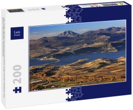 Lais Puzzle - Die "Hohe" Brücke von Servia (1372 Meter lang) und der Polyfytos-See, Kozani, Mazedonien, Griechenland - 200 Teile