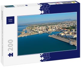 Lais Puzzle - berühmte Küstenstadt und Hafen von Kalamata, Südpeloponnes, Griechenland - 200 Teile