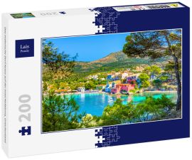 Lais Puzzle - Das malerische Dorf Assos auf der Insel Kefalonia, Griechenland - 200 Teile