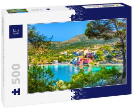 Lais Puzzle - Das malerische Dorf Assos auf der Insel Kefalonia, Griechenland - 500 Teile