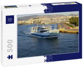 Lais Puzzle - Schiff fährt aus dem Hafen von Piräus, Athen, Griechenland - 500 Teile