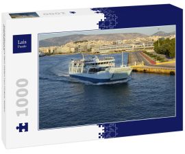 Lais Puzzle - Schiff fährt aus dem Hafen von Piräus, Athen, Griechenland - 1.000 Teile