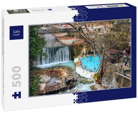 Lais Puzzle - Thermalbäder und heiße Quellen in Loutra Pozar bei Loutraki.Pella Mazedonien - 500 Teile