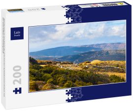 Lais Puzzle - Wanderweg im Hochland der griechischen Kykladeninsel Andros mit der Insel Euböa im Hintergrund - 200 Teile