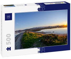 Lais Puzzle - Sonnenuntergang über dem See Oropos Griechenland - 500 Teile