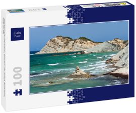 Lais Puzzle - Griechenland Insel Erikoussa, Ionische Inseln, Europa, Bezirk Korfu, Küste von Fiki - 100 Teile