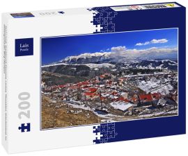 Lais Puzzle - Dorf Livadi, Stadtbezirk Elassona, Larissa, Thessalien, Griechenland. Im Hintergrund der Berg Olympus - 200 Teile
