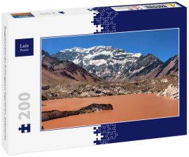 Lais Puzzle - Bergpanorama des Aconcagua in Argentinien, Südamerika - 200 Teile
