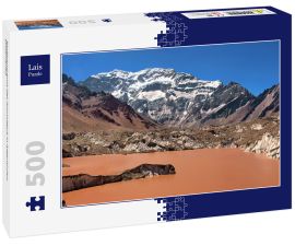 Lais Puzzle - Bergpanorama des Aconcagua in Argentinien, Südamerika - 500 Teile
