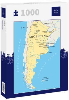 Lais Puzzle - Karte von Argentinien - 1.000 Teile