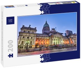 Lais Puzzle - Fassade des argentinischen Nationalkongresses bei Sonnenuntergang - 200 Teile
