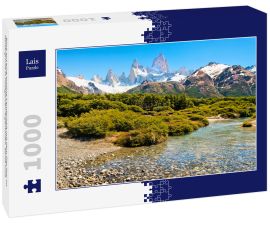 Lais Puzzle - Blick auf eine schöne Landschaft mit dem Fitz Roy im Hintergrund in Patagonien Argentinien, Santa Cruz - 1.000 Teile