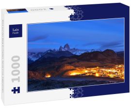 Lais Puzzle - Blick auf den Berg El Chalten, Santa Cruz, Argentinien.  - 1.000 Teile