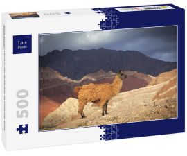 Lais Puzzle - Blick auf ein Lama in der Quebrada de Cafayate, Salta, Argentinien. - 500 Teile