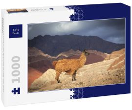 Lais Puzzle - Blick auf ein Lama in der Quebrada de Cafayate, Salta, Argentinien. - 1.000 Teile