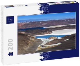 Lais Puzzle - Vulkan Pissis, Grüne und Blaue Lagunen (Lagunas Verde y Azul) - 200 Teile