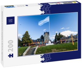 Lais Puzzle - Stadtzentrum auf einem Hauptplatz in Bariloche, Argentinien - 200 Teile