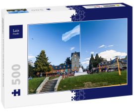 Lais Puzzle - Stadtzentrum auf einem Hauptplatz in Bariloche, Argentinien - 500 Teile