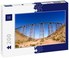Lais Puzzle - Blick auf das Viadukt von La Polvorilla, Provinz Salta, Argentinien. - 200 Teile