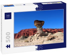 Lais Puzzle - Blick auf die Formation El Hongo im Provinzpark Ischigualasto oder Valle de la Luna, San Juan, Argentinien. - 500 Teile