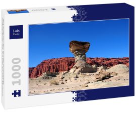 Lais Puzzle - Blick auf die Formation El Hongo im Provinzpark Ischigualasto oder Valle de la Luna, San Juan, Argentinien. - 1.000 Teile