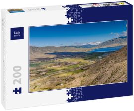 Lais Puzzle - Luftaufnahme des Staudamms im Angostura-Reservat bei Tafi del Valle, Argentinien - 200 Teile