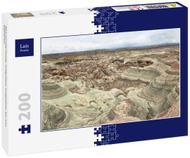 Lais Puzzle - Blick auf Valle Pintado, Ischigualasto, Ischigualasto, San Juan, Argentinien. - 200 Teile