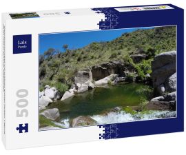 Lais Puzzle - Naturschwimmbad mit schönen grünen Farben, Laguna de las uvas in San Luis, Argentinien - 500 Teile
