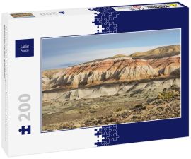 Lais Puzzle - Farbenfrohes Tal im Naturschutzgebiet Versteinerter Wald, Sarmiento, Patagonien, Chubut, Argentinien - 200 Teile