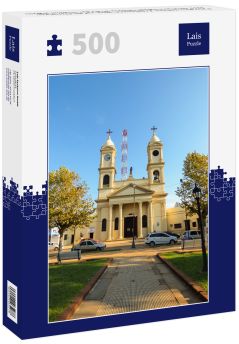 Lais Puzzle - Paso de los libres, Argentinien: Blick auf die Pfarrei San José am Plaza Independencia (Platz der Unabhängigkeit) - 500 Teile