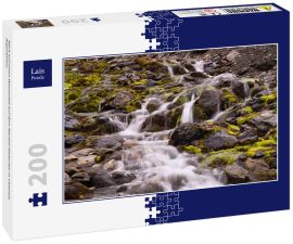 Lais Puzzle - Blick auf einen Wasserfall auf dem Martial-Gletscher in Ushuaia, Argentinien. - 200 Teile