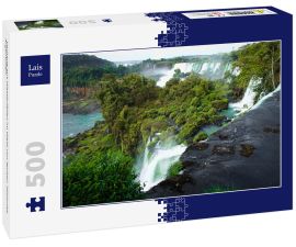 Lais Puzzle - Vorhang aus Wasserfällen im Wald von Iguazu, Misiones, Argentinien - 500 Teile