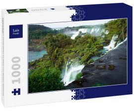 Lais Puzzle - Vorhang aus Wasserfällen im Wald von Iguazu, Misiones, Argentinien - 1.000 Teile