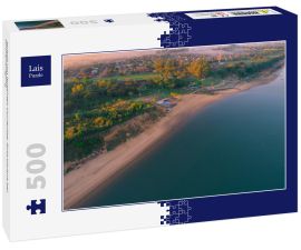 Lais Puzzle - strand von ituzaingo corrientes, fluss parana bei sonnenaufgang - 500 Teile