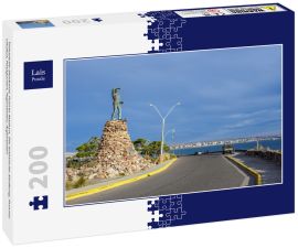 Lais Puzzle - Tehuelche-Denkmal, Puerto Madryn, Die walisische Siedlung, Provinz Chubut, Patagonien, Argentinien, Argentinien - 200 Teile