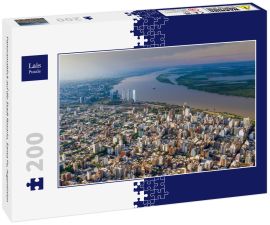 Lais Puzzle - Panoramablick auf die Stadt Rosario, Santa Fe, Argentinien - 200 Teile