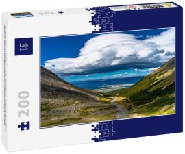 Lais Puzzle - Der Martial-Gletscher befindet sich in den Martial-Bergen, nördlich der Stadt Ushuaia, Argentinien. Sie ist die wichtigste Quelle für die Trinkwasserversorgung der Stadt. - 200 Teile